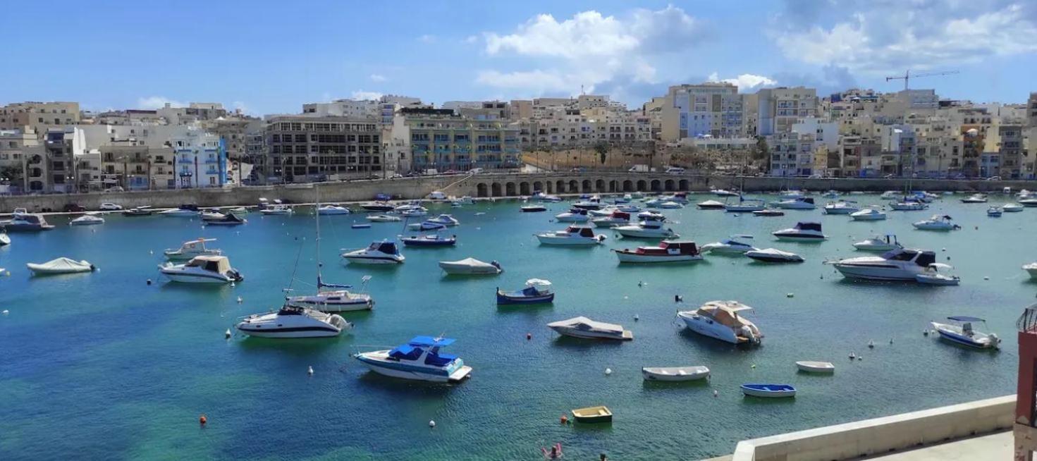 Sea View 2 Bedroom Apartment Marsaskala Eksteriør billede